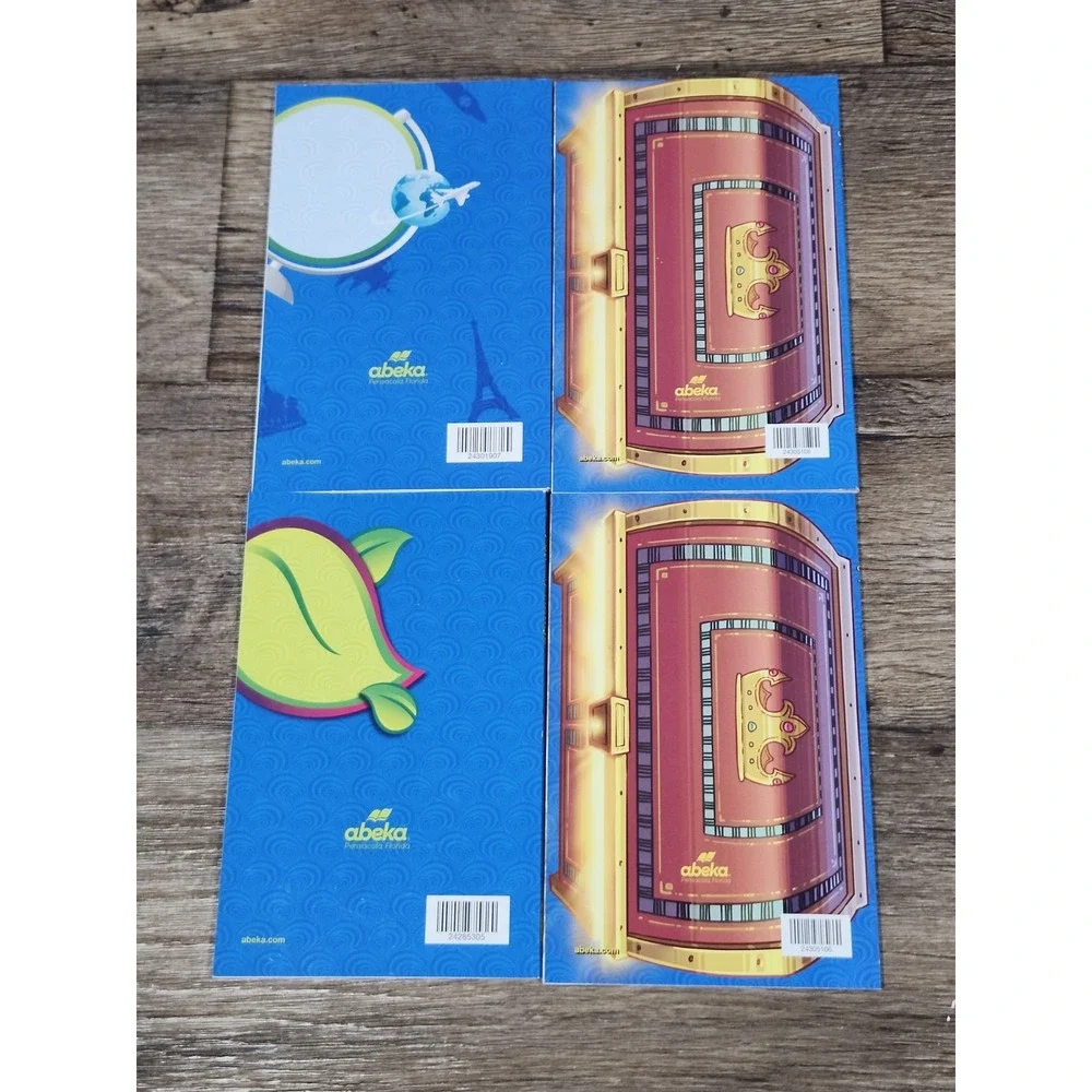 Abeka Reading 2 Lot of 4 Student Readers 2nd Grade  World Jesus Fun Friends